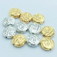 مجوهرات سبائك الزنك الخرز, جولة, مطلي, ديي, المزيد من الألوان للاختيار, النيكل والرصاص والكادميوم الحرة, 12x4mm, تباع بواسطة PC