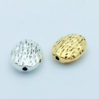Zinc Alloy Jewelry Beads Ellipse plated DIY nickel lead & cadmium free Sold By Bag