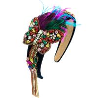 Haarreif, Baumwollsamt, mit Kunststoff Perlen, Schmetterling, handgemacht, für Frau & mit Strass, keine, 145x130mm, verkauft von PC