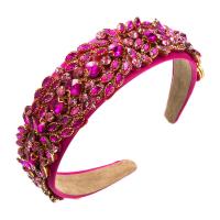Hair Bands Cloth fashion jewelry & for woman & with rhinestone Sold By PC