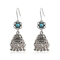 Zinc Alloy Drop Earrings with Plastic plated 2 pieces & Bohemian style & for woman Sold By Lot