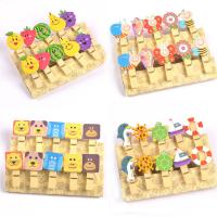 Clip, Wood, different styles for choice, more colors for choice, 35mm, Approx 10PCs/Set, Sold By Set