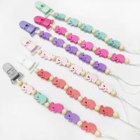 Wood Molar Pacifier Holder, with plastic clip, Koala, for baby, more colors for choice, 220mm, Sold By PC
