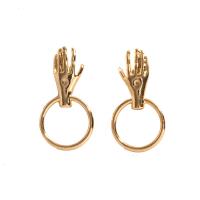 Zinc Alloy Drop Earrings Hand plated for woman nickel lead & cadmium free Sold By Pair