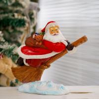 Resin Christmas Decoration Ornaments, Santa Claus, handmade, cute, 255x100x195mm, Sold By PC