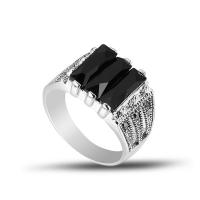 Cink Alloy Finger Ring, s Smola, bez spolne razlike & različite veličine za izbor & različitih stilova za izbor & s Rhinestone, srebro, nikal, olovo i kadmij besplatno, 23x15mm, Prodano By PC