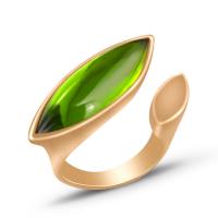 Anel de dedo de bronze de zircônio cúbico, cobre, cromado de cor dourada, joias de moda & para mulher & com zircônia cúbica, dourado, níquel, chumbo e cádmio livre, 34*11mm,17*6mm, vendido por PC