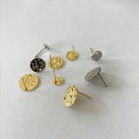 304 Stainless Steel Earring Drop Component, plated, DIY & different size for choice, more colors for choice, 100PCs/Bag, Sold By Bag