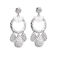 Zinc Alloy Drop Earrings Teardrop plated fashion jewelry & folk style & for woman nickel lead & cadmium free Sold By Pair