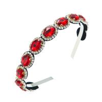 Hair Bands Zinc Alloy with Glass Rhinestone & Plastic Pearl Baroque style & for woman Sold By PC