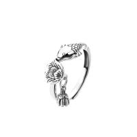Solidny srebrny pierścień, Srebro 925, Regulowane & dla kobiety, srebro, sprzedane przez PC