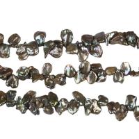 Koraliki Keishi z hodowlanych pereł słodkowodnych, Perła naturalna słodkowodna, DIY, dostępnych więcej kolorów, 7-16mm, sprzedawane na około 38 cm Strand