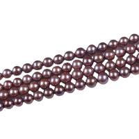 Edison Pearl Beads, Round, DIY, purple, 11-13mm, Sold Per Approx 38 cm Strand