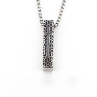 Titanstahl Halskette, unisex & verschiedene Stile für Wahl, 0.80x41mm, Länge:ca. 23.62 ZollInch, verkauft von PC