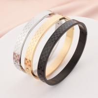 Stainless Steel Bangle 304 Stainless Steel fashion jewelry & Unisex 60mm 8mm Sold By PC