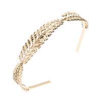 Hair Bands, Tibetan Style, Leaf, plated, Korean style & for woman, more colors for choice, nickel, lead & cadmium free, 150x130mm, Sold By PC