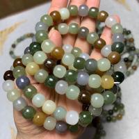 Hetian Jade Bracelet, barrel, polished, Unisex, mixed colors, 9x10mm, Length:Approx 7.5 Inch, Sold By PC