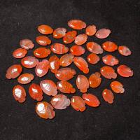 Yunnan Ágata Vermelha enfeites, Peixe, esculpidas, vermelho, 17u00d715u00d75~27u00d714u00d76mm, Aprox 40PCs/Bag, vendido por Bag