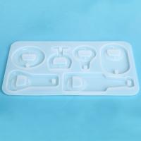 DIY Epoxy Mold Set, Silicone, different styles for choice, white, 270x170x10mm, Sold By PC