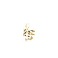Edelstahl Ringe, 304 Edelstahl, Schlange, Einstellbar & für Frau, goldfarben, verkauft von PC