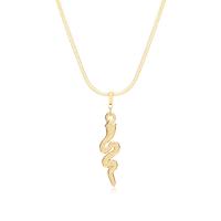 Stainless Steel Jewelry Necklace, 304 Stainless Steel, Snake, Vacuum Ion Plating, snake chain & for woman, more colors for choice, Length:Approx 16.53 Inch, Sold By PC