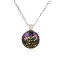 Zinc Alloy Sweater Necklace platinum color plated Halloween Design Length Approx 23.62 Inch Sold By PC