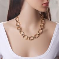 Fashion Necklace Jewelry, Aluminum Alloy, gold color plated, fashion jewelry & different styles for choice & for woman, nickel, lead & cadmium free, Length:Approx 19.69 Inch, Sold By PC