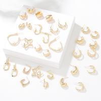Zinc Alloy Stud Earring gold color plated fashion jewelry & for woman nickel lead & cadmium free Sold By Pair