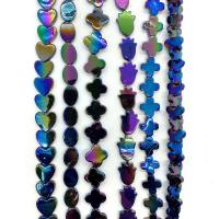 Abalone Shell Beads, plated, Different Shape for Choice & DIY, multi-colored, Sold Per Approx 38 cm Strand