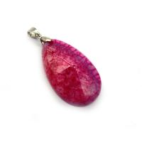 Agate Jewelry Pendants Teardrop Unisex & faceted Sold By PC