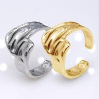 Couple Finger Rings, 304 Stainless Steel, Vacuum Ion Plating, Adjustable & fashion jewelry & Unisex, more colors for choice, 14mm, Sold By PC