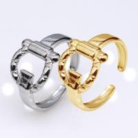 Rustfrit stål fingre Ringe, 304 rustfrit stål, mode smykker & for kvinde, flere farver til valg, 12mm, Solgt af PC