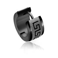 Titan Stahl Ohrring, Titanstahl, Kreisring, Modeschmuck & unisex, keine, 13x13mm, verkauft von PC