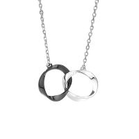 Couple Necklace 925 Sterling Silver plated fashion jewelry Sold By PC