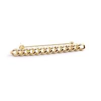 Fashion Brooch Jewelry, Brass, gold color plated, for woman & hollow, nickel, lead & cadmium free, 68x7mm, Sold By PC