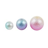 ABS Plastic Beads, ABS Plastic Pearl, Round, DIY & different size for choice, gradient color, Sold By Bag
