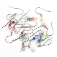 Stainless Steel Hook Earwire 316L Stainless Steel DIY mixed colors 19mm Sold By Bag