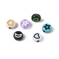 Akril nakit Beads, možete DIY, više boja za izbor, 7x4mm, 100računala/Torba, Prodano By Torba