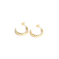 Titanium Steel  Earring Letter C Vacuum Ion Plating fashion jewelry & for woman Sold By Pair