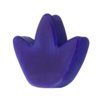 Perles murano faites à la main , chalumeau, DIY, couleur bleu foncé, 16x16x6.50mm, Trou:Environ 1mm, Vendu par PC