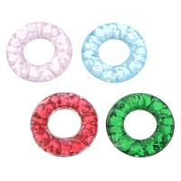 Lampwork Linking Ring, Donut, DIY, more colors for choice, 25x25x7mm, Sold By PC