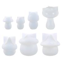DIY Epoxy Mold Set, Silicone, mushroom, different styles for choice, white, Sold By PC