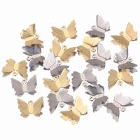 304 Edelstahl Anhänger, Schmetterling, DIY, keine, 10x15mm, 20PCs/Tasche, verkauft von Tasche