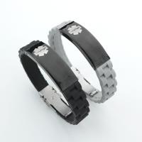 Silicone Bracelets, different styles for choice & for man, more colors for choice, 220mm, Sold By PC