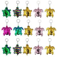 Bag Purse Charms Keyrings Keychains PET with Zinc Alloy Turtle portable & Unisex 110mm Sold By PC