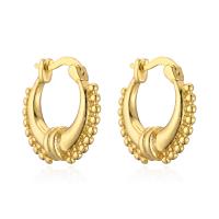 Brass Leverback Earring 18K gold plated for woman Sold By Pair