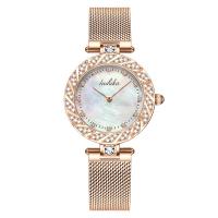 Damen Armbanduhr, 304 Edelstahl, mit Glas, Lebenswasserbeständig & für Frau & mit Strass, keine, 32x8mm, Länge:ca. 7.28 ZollInch, verkauft von PC
