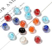 Lampwork Beads, Round, DIY, more colors for choice, 8mm, Approx 10PCs/Bag, Sold By Bag