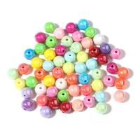 Plated Acrylic Beads DIY & mixed Sold By Bag