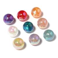 Plated Acrylic Beads, DIY & different size for choice & mixed, more colors for choice, Approx 10PCs/Bag, Sold By Bag